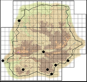 Pelopidas thrax Waterberg distribution